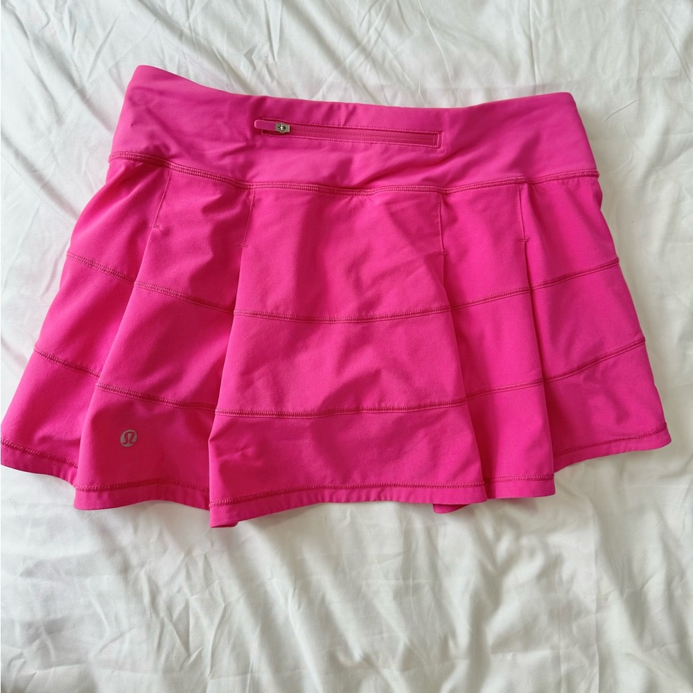 Lululemon Pace Rival Hot Pink Skirt